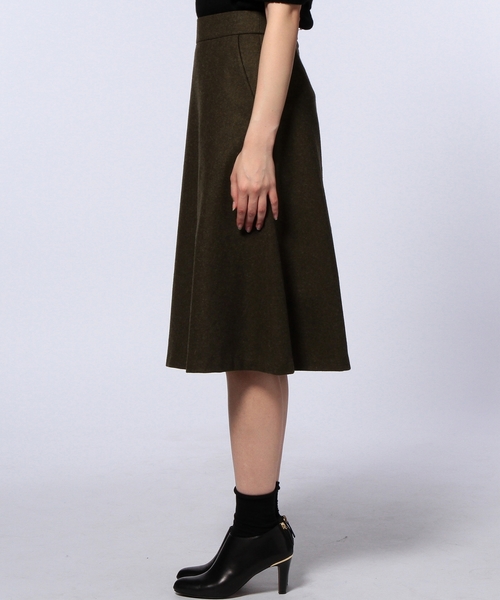 UNITED ARROWS(ユナイテッドアローズ)の「UAW W/N フレアスカート◆(スカート・レディース・ブラック/ライトグレー/オリーブ・38/36)」の15枚目の写真