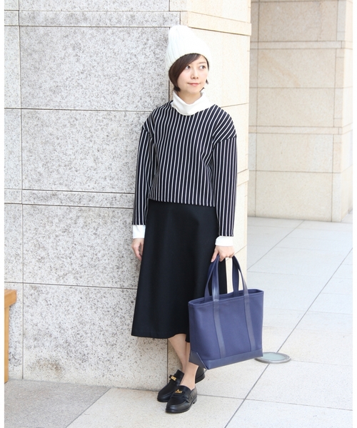 UNITED ARROWS(ユナイテッドアローズ)の「UAW W/N フレアスカート◆(スカート・レディース・ブラック/ライトグレー/オリーブ・38/36)」の21枚目の写真