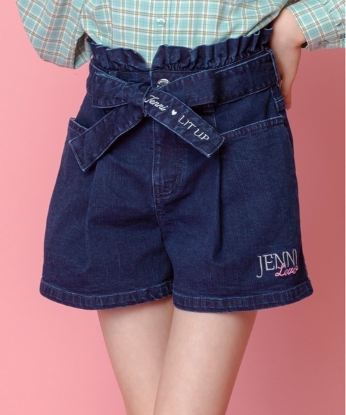 Jenni Love ジェニィラブ の デオドラントベルト付きショーパン デニムパンツ Wear