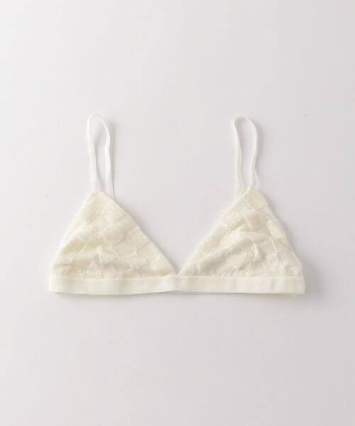 ＜BASERANGE＞MISSISSIPPI BRA CHECK/ブラ