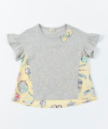 trois lapins kp（トロワラパンケーピー）の「コスメ柄　切替え半袖Tシャツ(100-130cm)（Tシャツ/カットソー・キッズ）」