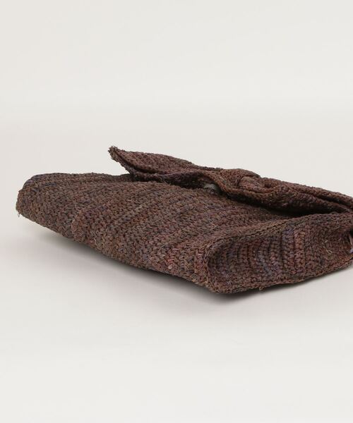 Le Voyage en Panier（ルヴォヤージュアンパニエ）の「Le Voyage Panier/リボンストロークラッチバッグ（クラッチバッグ・レディース・ブラウン・FREE）」の4枚目の写真