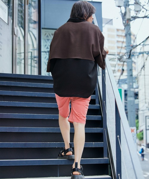KANGOL(カンゴール)の「KANGOL/カンゴール 別注 ブライトポプリン オーバーサイズ ヨーク切替 1/2 sleeve レギュラーカラーシャツ(シャツ/ブラウス・メンズ・ブラック系その他/グレー系その他/グレー系その他2・FREE)」の20枚目の写真
