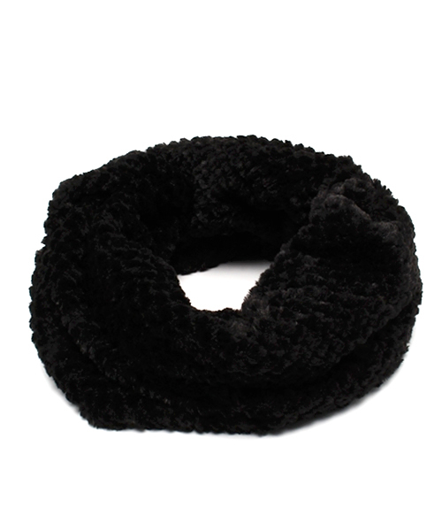 CIAOPANIC（チャオパニック）の「ファースヌード（ストール/ショール・レディース・ベージュ/ブラック/ネイビー/キャメル/チャコールグレー・FREE）」の2枚目の写真