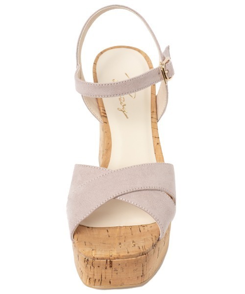 REZOY（リゾイ）の「【21SS新作】【REZOY】コルク太ヒールクロスサンダル（サンダル・レディース・アイボリー/ブラック/ラベンダー・S/M/L）」の13枚目の写真