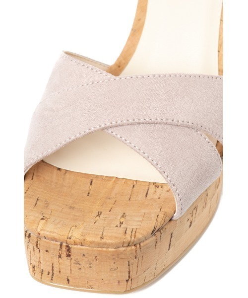 REZOY（リゾイ）の「【21SS新作】【REZOY】コルク太ヒールクロスサンダル（サンダル・レディース・アイボリー/ブラック/ラベンダー・S/M/L）」の17枚目の写真