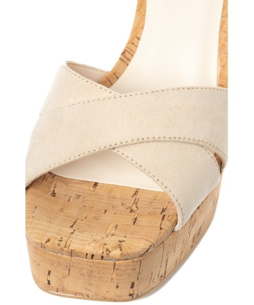 REZOY（リゾイ）の「【21SS新作】【REZOY】コルク太ヒールクロスサンダル（サンダル・レディース・アイボリー/ブラック/ラベンダー・S/M/L）」の18枚目の写真