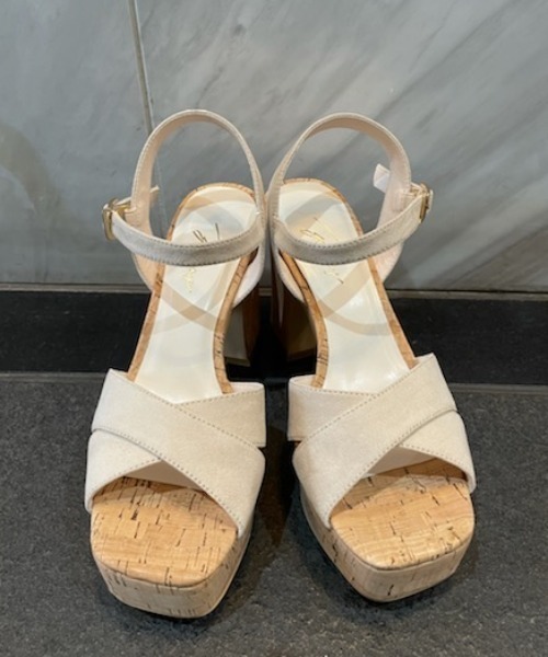 REZOY（リゾイ）の「【21SS新作】【REZOY】コルク太ヒールクロスサンダル（サンダル・レディース・アイボリー/ブラック/ラベンダー・S/M/L）」の22枚目の写真