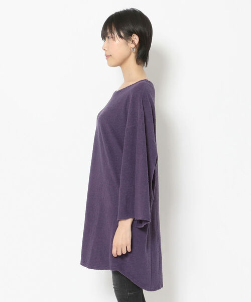 BACKLASH（バックラッシュ）の「Ballet by BACKLASH/バレエ バイ バックラッシュ/TOWEL TEE（Tシャツ/カットソー・レディース・ホワイト/パープル・FREE）」の4枚目の写真