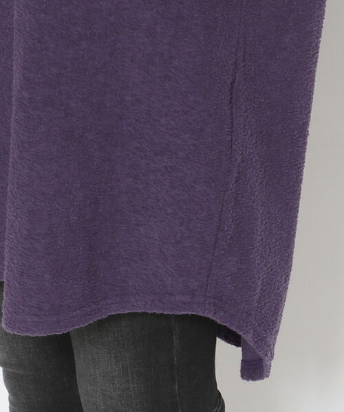 BACKLASH（バックラッシュ）の「Ballet by BACKLASH/バレエ バイ バックラッシュ/TOWEL TEE（Tシャツ/カットソー・レディース・ホワイト/パープル・FREE）」の7枚目の写真