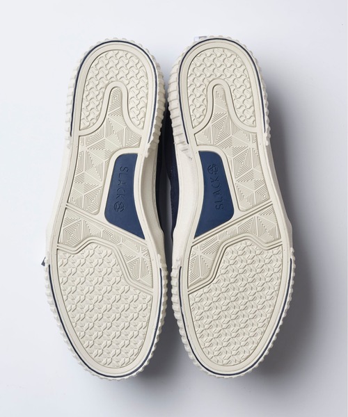 And A（アンドエー）の「SLACK スラック / LEPOT レポット レインシューズスリッポン ノータッチシューズ / SL1982（スリッポン・メンズ・ブラック×ブラック/ネイビー/カモフラージュ・26.5cm/27cm/27.5cm/28cm/28.5cm/23cm/23.5cm/24cm/24.5cm/25cm/25.5cm/26cm）」の7枚目の写真