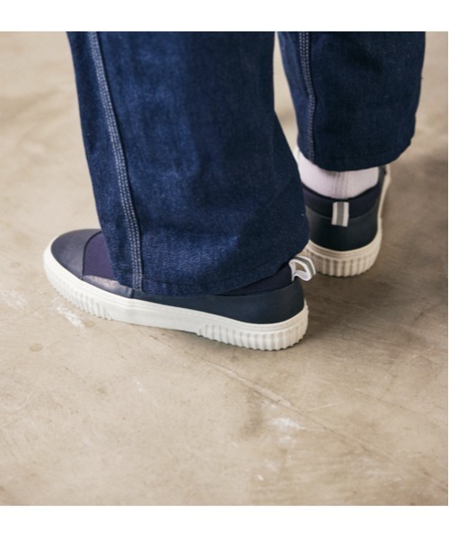 And A（アンドエー）の「SLACK スラック / LEPOT レポット レインシューズスリッポン ノータッチシューズ / SL1982（スリッポン・メンズ・ブラック×ブラック/ネイビー/カモフラージュ・26.5cm/27cm/27.5cm/28cm/28.5cm/23cm/23.5cm/24cm/24.5cm/25cm/25.5cm/26cm）」の21枚目の写真