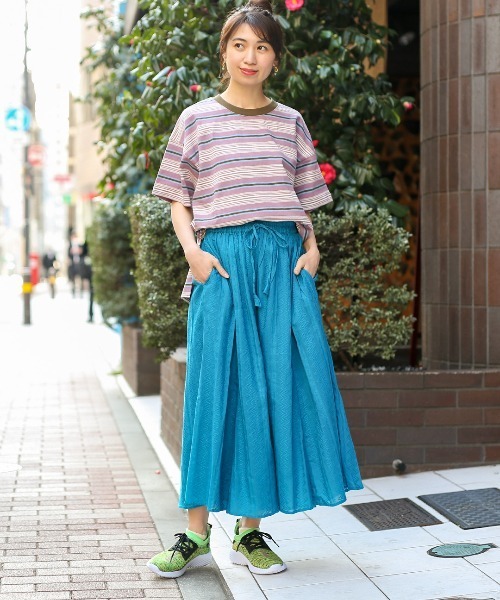 チチカカ（チチカカ）の「PORINA ミチクサワイドパンツ【WEB限定】（その他パンツ・レディース・ブルー/イエロー/その他1/パープル/ピンク/ターコイズブルー/マスタード・MEDIUM）」の18枚目の写真