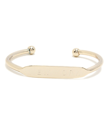 AZUL by moussy | NYメタルバングル(CARD)(ブレスレット)