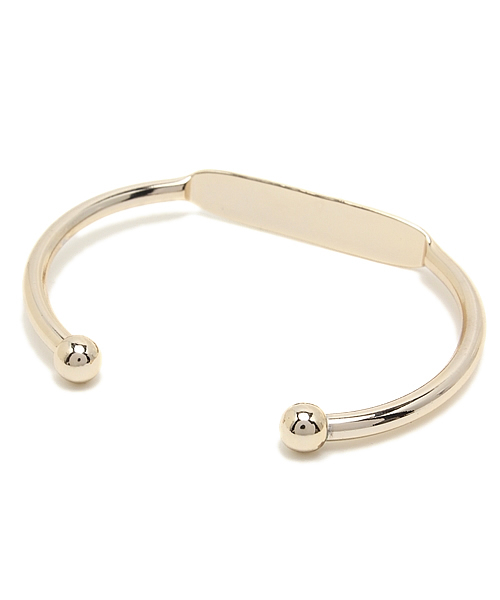 AZUL by moussy（アズールバイマウジー）の「NYメタルバングル(CARD)（ブレスレット・レディース・ゴールド系その他/シルバー・FREE）」の3枚目の写真