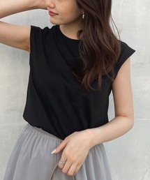 anuans | フレンチスリーブカットトップス(Tシャツ/カットソー)