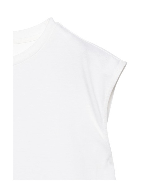 anuans(アニュアンス)の「フレンチスリーブカットトップス(Tシャツ/カットソー・レディース・ホワイト/ブラック/ブラウン・FREE)」の12枚目の写真