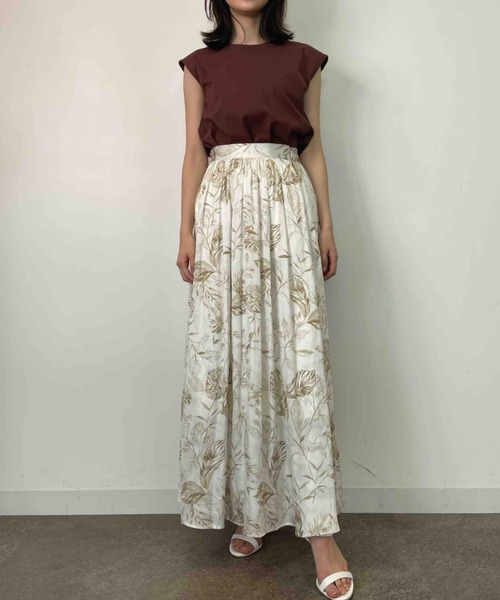 anuans(アニュアンス)の「フレンチスリーブカットトップス(Tシャツ/カットソー・レディース・ホワイト/ブラック/ブラウン・FREE)」の8枚目の写真