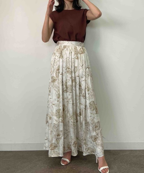 anuans(アニュアンス)の「フレンチスリーブカットトップス(Tシャツ/カットソー・レディース・ホワイト/ブラック/ブラウン・FREE)」の11枚目の写真