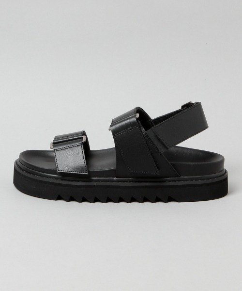 HARE（ハレ）の「シャークソールベルクロサンダル(HARE)（サンダル・メンズ・ブラック・MEDIUM/LARGE）」の6枚目の写真