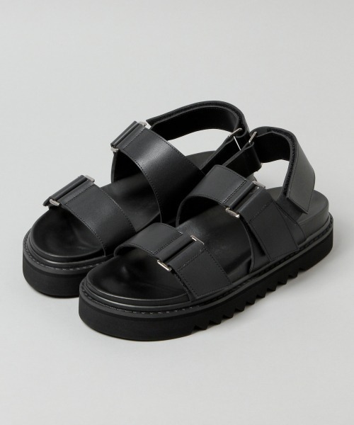 HARE（ハレ）の「シャークソールベルクロサンダル(HARE)（サンダル・メンズ・ブラック・MEDIUM/LARGE）」の12枚目の写真