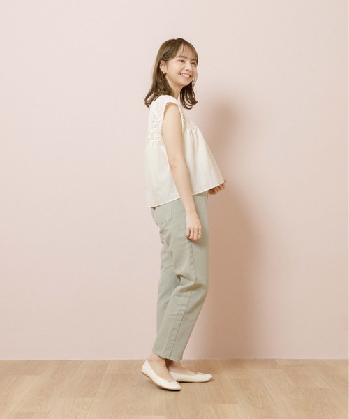 flower（フラワー）の「シャインレースブラウス（シャツ/ブラウス・レディース・ベージュ/アイボリー・FREE）」の12枚目の写真