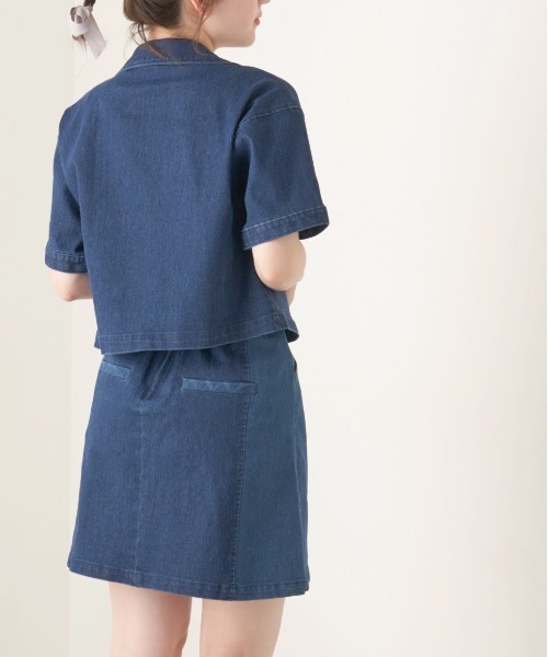 OLIVE des OLIVE（オリーブデオリーブ）の「夏マスト！開襟ブラウス（シャツ/ブラウス・レディース・ベージュ/ライトブラウン/ワンウォッシュ・FREE）」の12枚目の写真