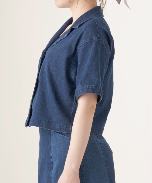 OLIVE des OLIVE（オリーブデオリーブ）の「夏マスト！開襟ブラウス（シャツ/ブラウス・レディース・ベージュ/ライトブラウン/ワンウォッシュ・FREE）」の14枚目の写真