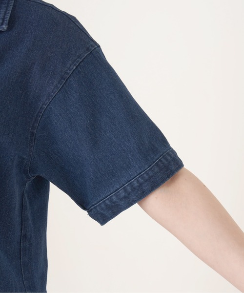 OLIVE des OLIVE（オリーブデオリーブ）の「夏マスト！開襟ブラウス（シャツ/ブラウス・レディース・ベージュ/ライトブラウン/ワンウォッシュ・FREE）」の16枚目の写真