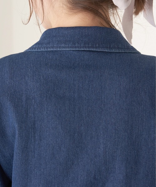 OLIVE des OLIVE（オリーブデオリーブ）の「夏マスト！開襟ブラウス（シャツ/ブラウス・レディース・ベージュ/ライトブラウン/ワンウォッシュ・FREE）」の18枚目の写真