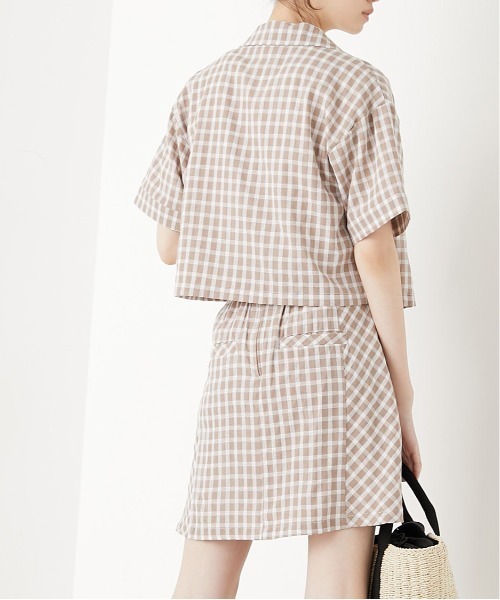 OLIVE des OLIVE（オリーブデオリーブ）の「夏マスト！開襟ブラウス（シャツ/ブラウス・レディース・ベージュ/ライトブラウン/ワンウォッシュ・FREE）」の22枚目の写真