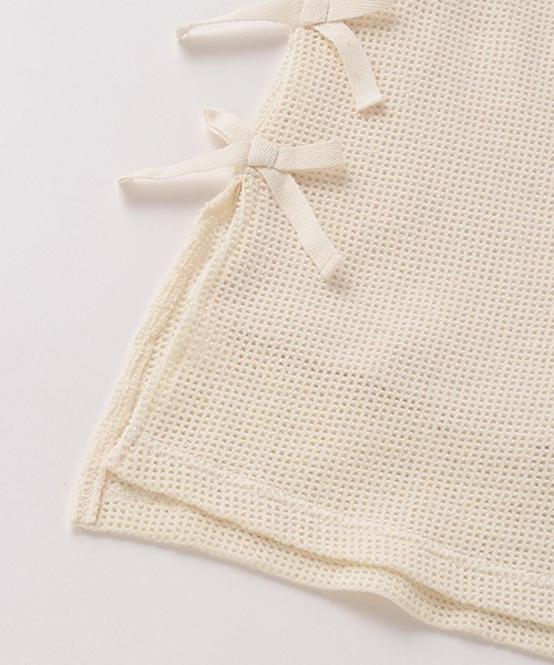 petit main(プティマイン)の「サイドスリットメッシュロングTシャツ(Tシャツ/カットソー・キッズ・ライトカーキ/アイボリー・80cm/90cm/100cm/120cm/130cm/110cm)」の6枚目の写真
