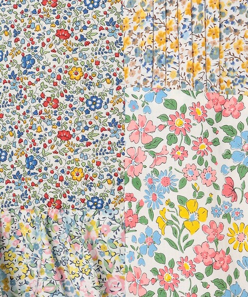 ANEVER（アンエバー）の「【VERONICA】LIBERTY x ANEVER FLOWER パッチワーク ブラウス（シャツ/ブラウス・レディース・ネイビー系/イエロー系・38）」の14枚目の写真