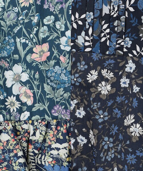 ANEVER（アンエバー）の「【VERONICA】LIBERTY x ANEVER FLOWER パッチワーク ブラウス（シャツ/ブラウス・レディース・ネイビー系/イエロー系・38）」の15枚目の写真