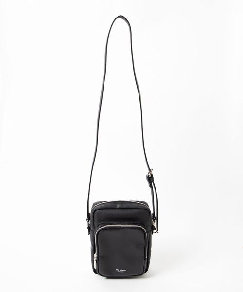 WEGO（ウィゴー）の「WEGO/フェイクレザーメタジップショルダーバッグ（ショルダーバッグ・メンズ・ブラック/その他1・FREE）」の5枚目の写真