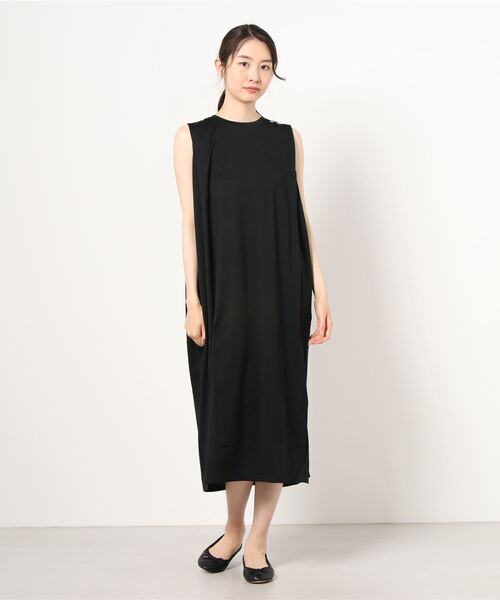 DROIT BELLO（ドロイトベロ）の「DROIT BELLO（ドロイトベロ）ノースリーブカットワンピース（ワンピース・レディース・ブラック/オリーブ・FREE）」の7枚目の写真