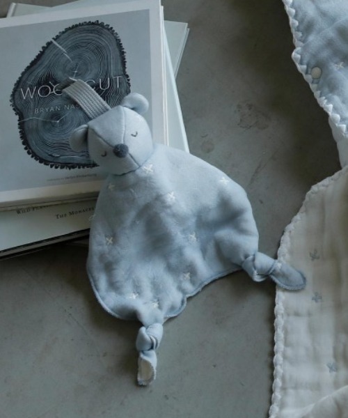 10mois（ディモワ）の「10mois ふくふくガーゼ mini me ベビートイ（その他ベビー用品・キッズ・ベビーピンク/ライトブルー・ONE SIZE）」の2枚目の写真