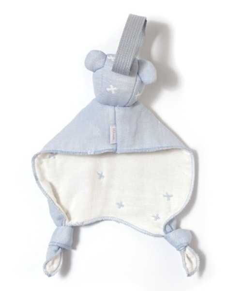 10mois（ディモワ）の「10mois ふくふくガーゼ mini me ベビートイ（その他ベビー用品・キッズ・ベビーピンク/ライトブルー・ONE SIZE）」の6枚目の写真