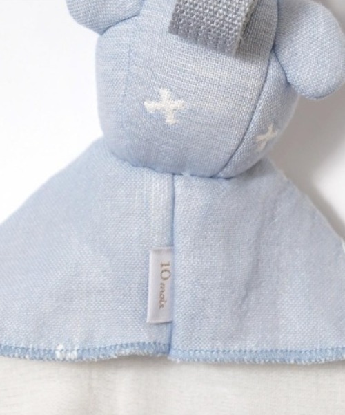 10mois（ディモワ）の「10mois ふくふくガーゼ mini me ベビートイ（その他ベビー用品・キッズ・ベビーピンク/ライトブルー・ONE SIZE）」の11枚目の写真