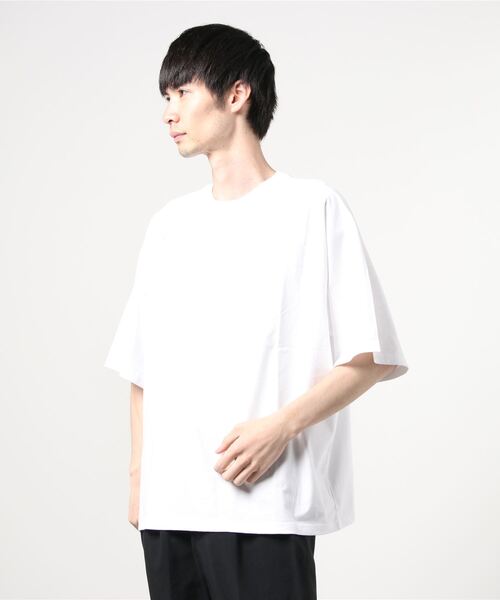 LUSOR（ルーソル）の「LUSOR（ルーソル）SEAM SST /ルーズTee（Tシャツ/カットソー・メンズ・ホワイト/ブラック/チャコール/カーキ・FREE）」の2枚目の写真