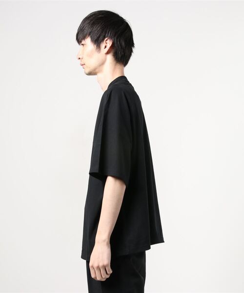 LUSOR（ルーソル）の「LUSOR（ルーソル）SEAM SST /ルーズTee（Tシャツ/カットソー・メンズ・ホワイト/ブラック/チャコール/カーキ・FREE）」の5枚目の写真