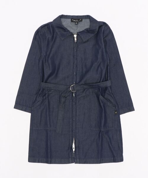 TBE0 E ROBE キッズ シャンブレーシャツワンピース