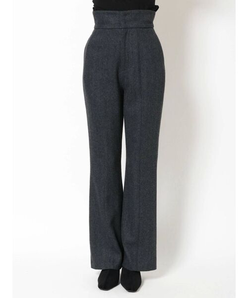 EMODA（エモダ）の「ピンタックフレアパンツ（その他パンツ・レディース・グレー/マスタード/ベージュ・MEDIUM/SMALL）」の9枚目の写真