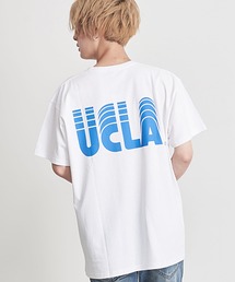 UCLA（ユーシーエルエー）の「『UCLA/ユーシーエルエー』ワンポイント刺繍入りクルーネックビッグ半袖Tシャツ（Tシャツ/カットソー・メンズ）」