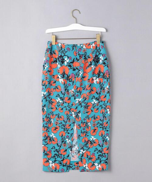 DIANE von FURSTENBERG（ダイアンフォンファステンバーグ）の「＜DIANE von FURSTENBERG（ダイアン フォン ファステンバーグ）＞MARISOL プリント タイトスカート ■■■（スカート・レディース・ターコイズブルー・2/4）」の2枚目の写真