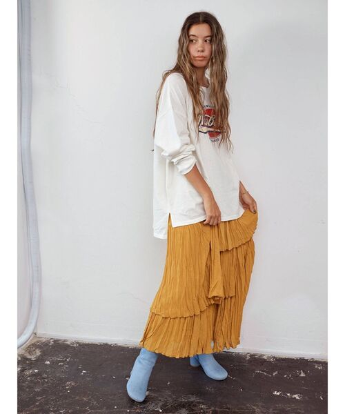 Ungrid(アングリッド)の「デニムショートブーツ(ブーツ・レディース・ブルー/ライトブルー/インディゴブルー・S/M/L)」の11枚目の写真