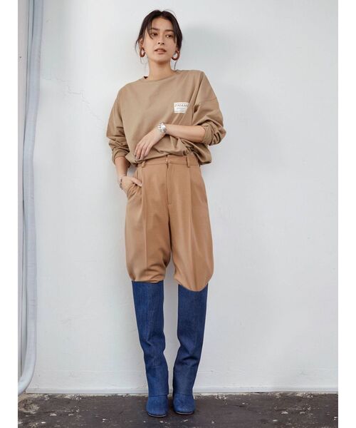 Ungrid(アングリッド)の「デニムショートブーツ(ブーツ・レディース・ブルー/ライトブルー/インディゴブルー・S/M/L)」の13枚目の写真