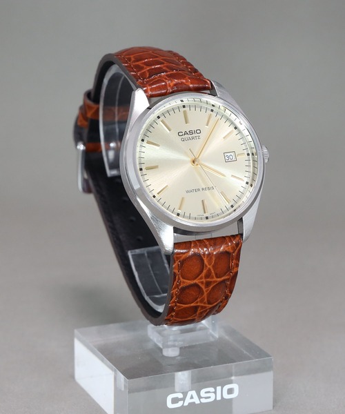 CASIO(カシオ)の「CASIO Collection / MTP-1175E-9AJH(アナログ腕時計・メンズ・ゴールド×ブラウン・FREE)」の8枚目の写真
