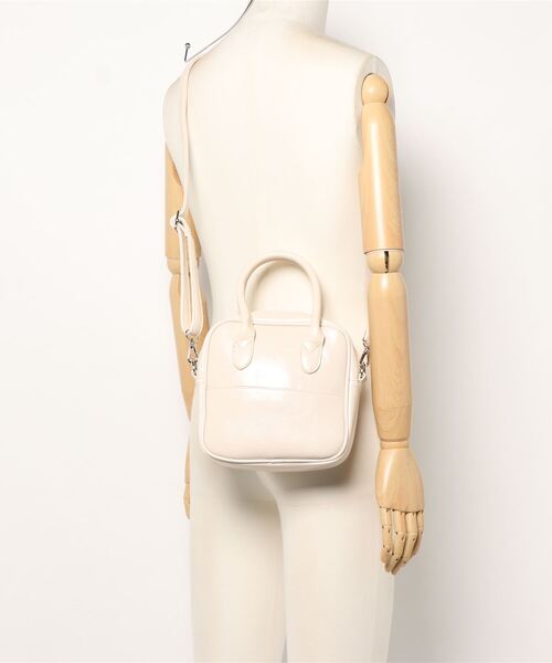 SpRay(スプレイ)の「スクエア2WAYショルダーバッグ(ショルダーバッグ・レディース・ブラック/ダークグリーン/ボルドー/ライトベージュ・FREE)」の7枚目の写真