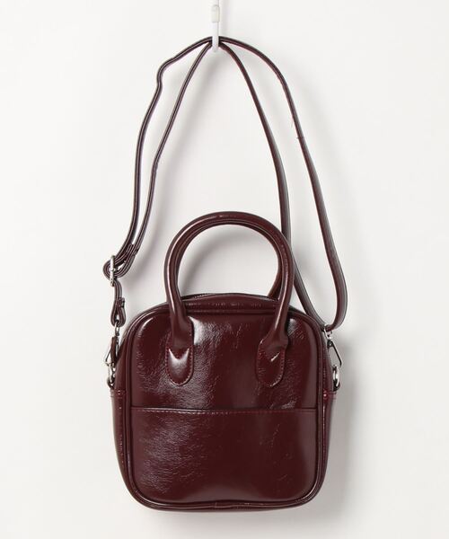 SpRay(スプレイ)の「スクエア2WAYショルダーバッグ(ショルダーバッグ・レディース・ブラック/ダークグリーン/ボルドー/ライトベージュ・FREE)」の8枚目の写真